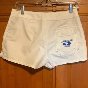 Speedo women’s white board shorts